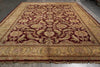 Load image into Gallery viewer, 12.3 x 18 Hand-Knotted Agra Rug Burgundy Gold #F-4515