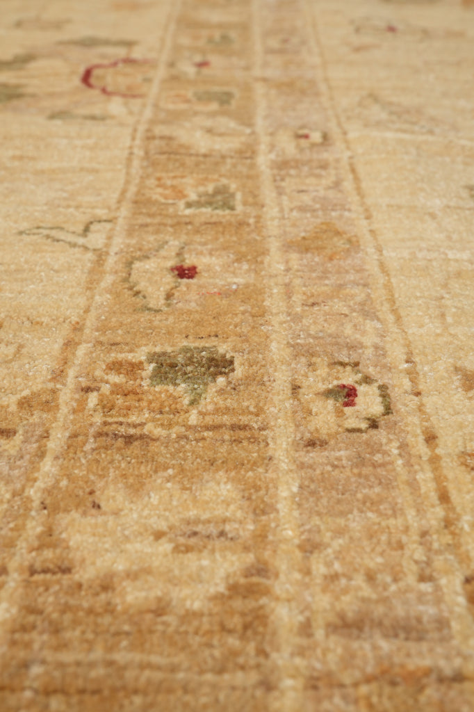 14 x 14  Square Hand-Knotted Natural Wool Quality Agra Rug Beige Gold #PIX-6709