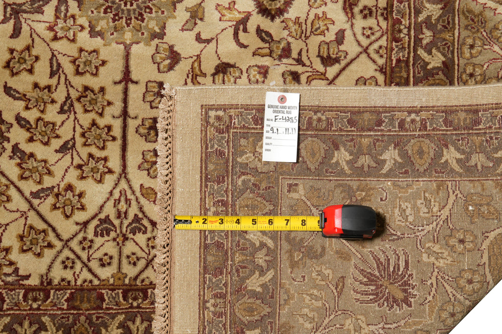 9.1 x 12 Fine Dense Weave 200 KPSI Handmade Rug #F-4285