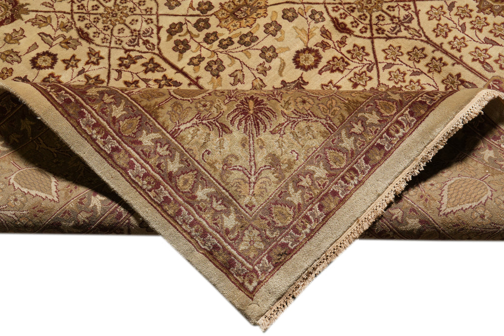 9.1 x 12 Fine Dense Weave 200 KPSI Handmade Rug #F-4285