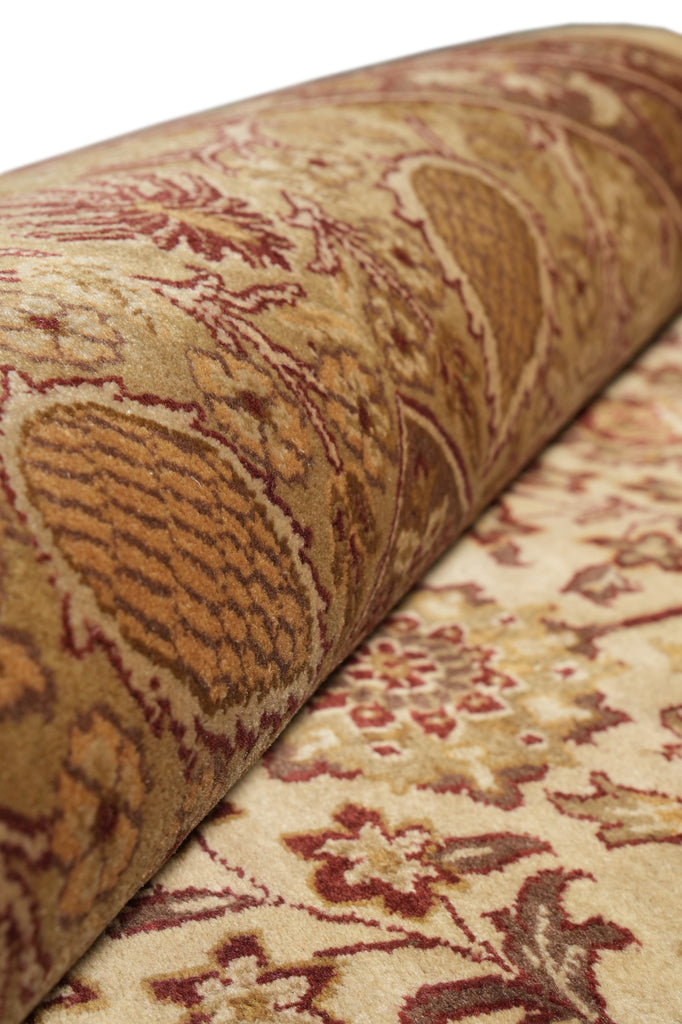 9.1 x 12 Fine Dense Weave 200 KPSI Handmade Rug #F-4285