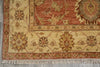 Load image into Gallery viewer, Close-up of a patterned rug with floral designs on a neutral background
