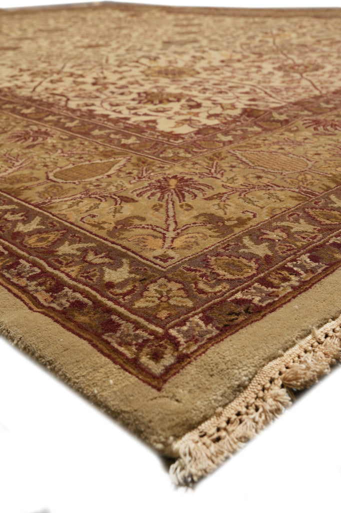 9.1 x 12 Fine Dense Weave 200 KPSI Handmade Rug #F-4285