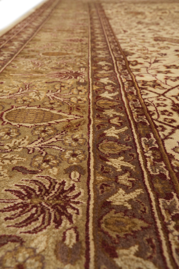 9.1 x 12 Fine Dense Weave 200 KPSI Handmade Rug #F-4285