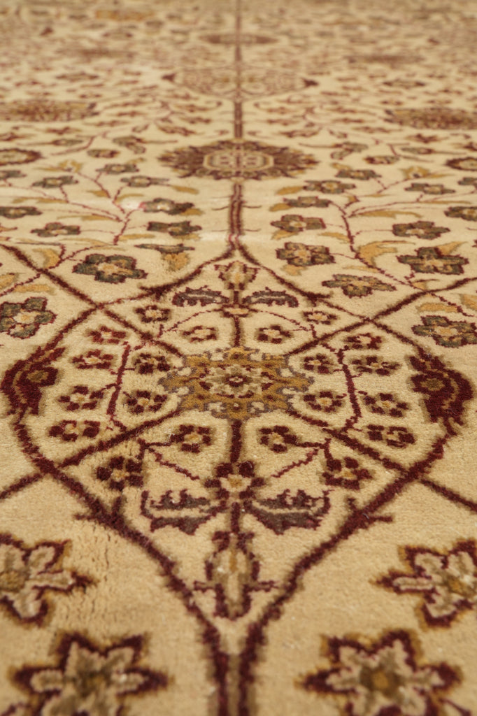 9.1 x 12 Fine Dense Weave 200 KPSI Handmade Rug #F-4285