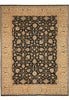 Load image into Gallery viewer, 8.11 x 11.5 Fine Ghazni Wool Handmade Zigler Rug Black #F-4286