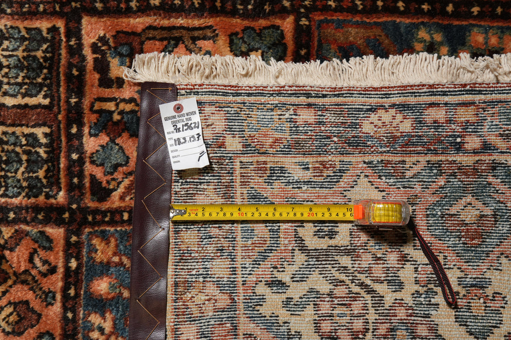 11.3 x 13.7 Authentic Old Persian Tribal Garden Bakhtiar Rug #PIX-15621