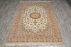 Load image into Gallery viewer, Decorative rug with intricate patterns on a wooden floor