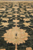 Load image into Gallery viewer, 8.11 x 11.5 Fine Ghazni Wool Handmade Zigler Rug Black #F-4286