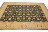 Load image into Gallery viewer, 8.11 x 11.5 Fine Ghazni Wool Handmade Zigler Rug Black #F-4286