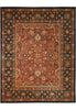 Load image into Gallery viewer, 11.9 x 15 Quality Agra Rug Hand-Knotted Natural Wool Coral Rust