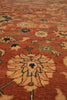 Load image into Gallery viewer, 11.9 x 15 Quality Agra Rug Hand-Knotted Natural Wool Coral Rust #F-4516