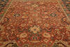 Load image into Gallery viewer, 11.9 x 15 Quality Agra Rug Hand-Knotted Natural Wool Coral Rust #F-4516