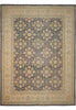 Load image into Gallery viewer, 12 x 15.4 Quality Natural Wool Zigler Chobi Peshawar Pakistan Rug Charcole Gray