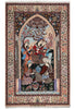 Load image into Gallery viewer, 4.8 x 7.9 Authentic Fine Persian Pictorial Esfahan Rug Wool and Silk on Silk 500 KPSI Iran #PIX-1690