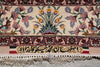 Load image into Gallery viewer, 4.8 x 7.9 Authentic Fine Persian Pictorial Esfahan Rug Wool and Silk on Silk 500 KPSI Iran #PIX-1690