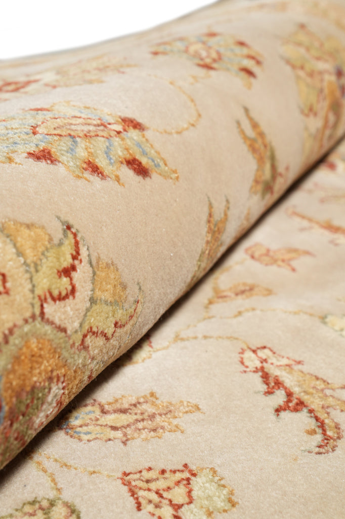 9 x 12 Fine Quality Wool And Silk Rug Soft Sage Green #F-4288