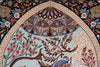 Load image into Gallery viewer, 4.8 x 7.9 Authentic Fine Persian Pictorial Esfahan Rug Wool and Silk on Silk 500 KPSI Iran #PIX-1690