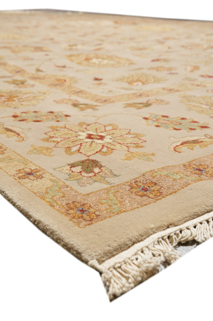 9 x 12 Fine Quality Wool And Silk Rug Soft Sage Green #F-4288