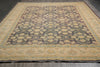 Load image into Gallery viewer, 12 x 15.4 Quality Natural Wool Zigler Chobi Peshawar Pakistan Rug Charcole Gray #PIX-28546
