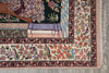 Load image into Gallery viewer, 4.8 x 7.9 Authentic Fine Persian Pictorial Esfahan Rug Wool and Silk on Silk 500 KPSI Iran #PIX-1690