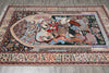 Load image into Gallery viewer, 4.8 x 7.9 Authentic Fine Persian Pictorial Esfahan Rug Wool and Silk on Silk 500 KPSI Iran #PIX-1690