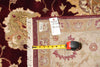 Load image into Gallery viewer, 8.4 x 11.4 Wool And Silk Burgundy #F-4289