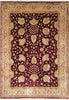 Load image into Gallery viewer, 8.4 x 11.4 Wool And Silk Burgundy #F-4289