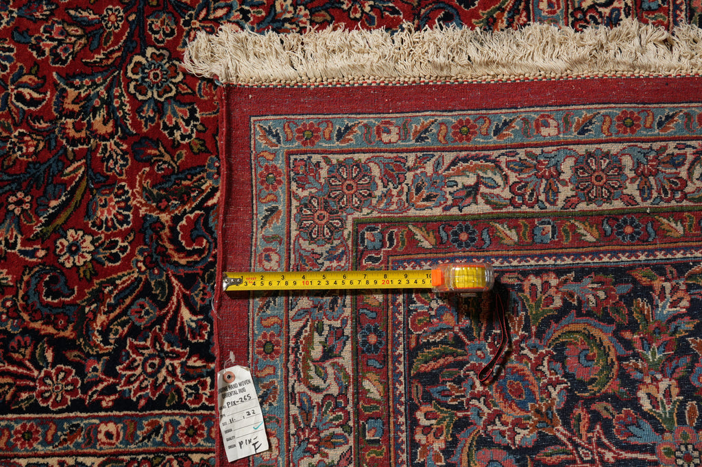 11 x 22 Feet Antique Persian Kazvin Sarouk High Quality Large Rug #PIX-265