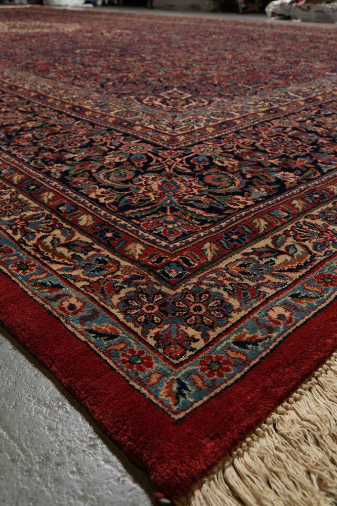 11 x 22 Feet Antique Persian Kazvin Sarouk High Quality Large Rug #PIX-265