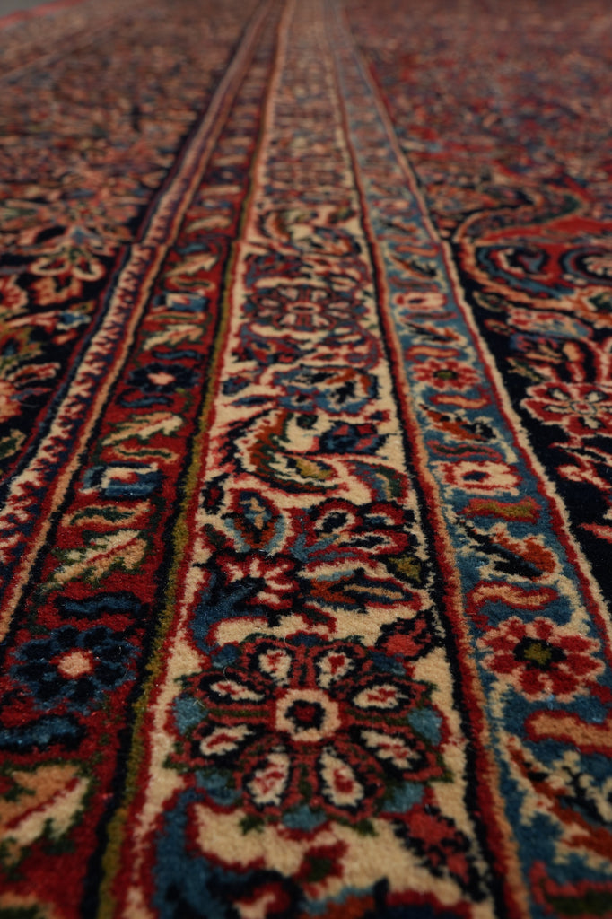 11 x 22 Feet Antique Persian Kazvin Sarouk High Quality Large Rug #PIX-265