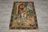 Load image into Gallery viewer, 3.4 x 5 Authentic Iran Pictorial Persian Rug Wool and Silk on Silk 400 KPSI #LA-53202
