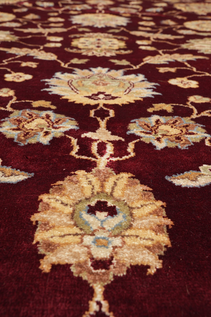 8.4 x 11.5  Rich Chobi Peshawar Rug Hand-knotted in Pakistan #F-4291