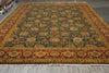 Load image into Gallery viewer, 12 x 17.8 Quality Jaipur Rug Blue Green Gold Antique Reproduction #PIX-6778