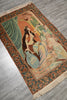 Load image into Gallery viewer, 3.4 x 5.3 Authentic Iran Pictorial Rug Fine Persian Wool and Silk 400 KPSI #LA-53203