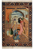 Load image into Gallery viewer, 3.4 x 5 Authentic Persian Tabriz Rug Pictoria Iran Fine Hand-Knotted 500+ KPSI Wool and Silk #LA-53201