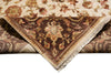 Load image into Gallery viewer, 8.10 x 12 High Quality Hand-knotted Jaipur Rug Wool And Silk Ivory Brown #F-4292