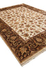 Load image into Gallery viewer, 8.10 x 12 High Quality Hand-knotted Jaipur Rug Wool And Silk Ivory Brown #F-4292