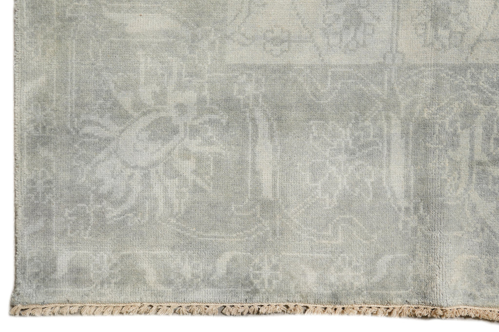 10.3 x 13.6 New Hand-knotted Oushak Rug Neutral Pale Sage #F-4293