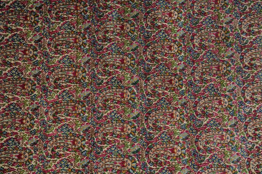Close-up of a patterned fabric with intricate designs.