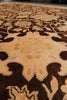 Load image into Gallery viewer, 9 x 11.9 Quality Wool Zigler Chobi Peshawar Rug Brown #PIX-15189
