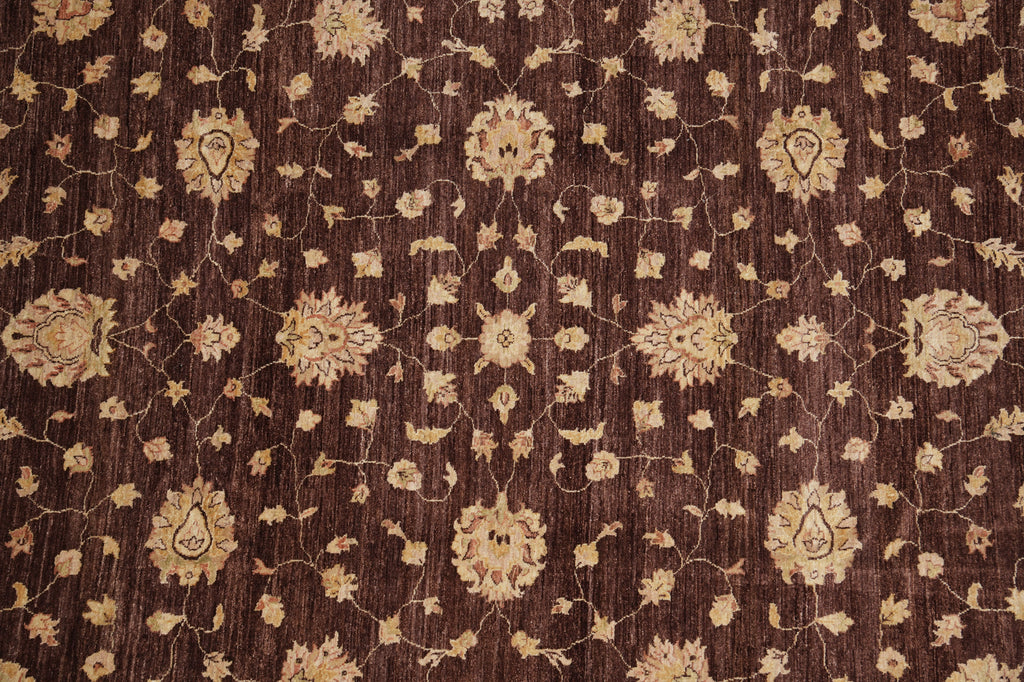 9.3 x 12 Quality Wool Hand-Knotted Zigler Peshawar Chobi Rug #PIX-5971