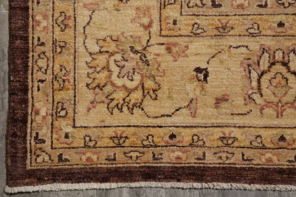 9.3 x 12 Quality Wool Hand-Knotted Zigler Peshawar Chobi Rug #PIX-5971