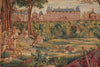 Load image into Gallery viewer, Tapestry depicting a pastoral scene with people on horseback and a large building in the background.