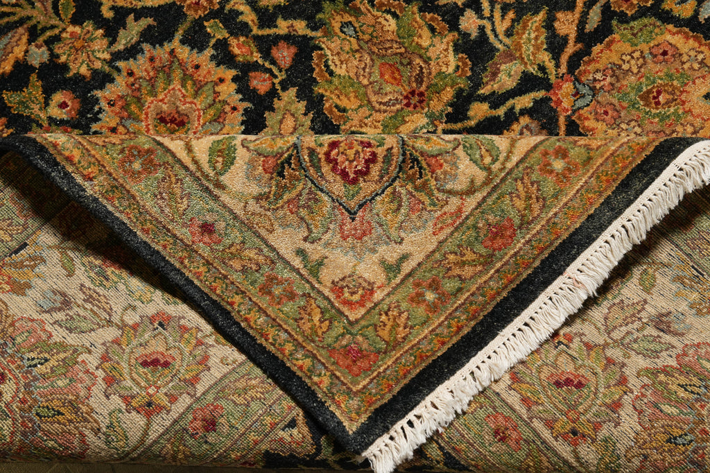 9 x 12 Quality Jaipur Rug Black Blue #LA-52869
