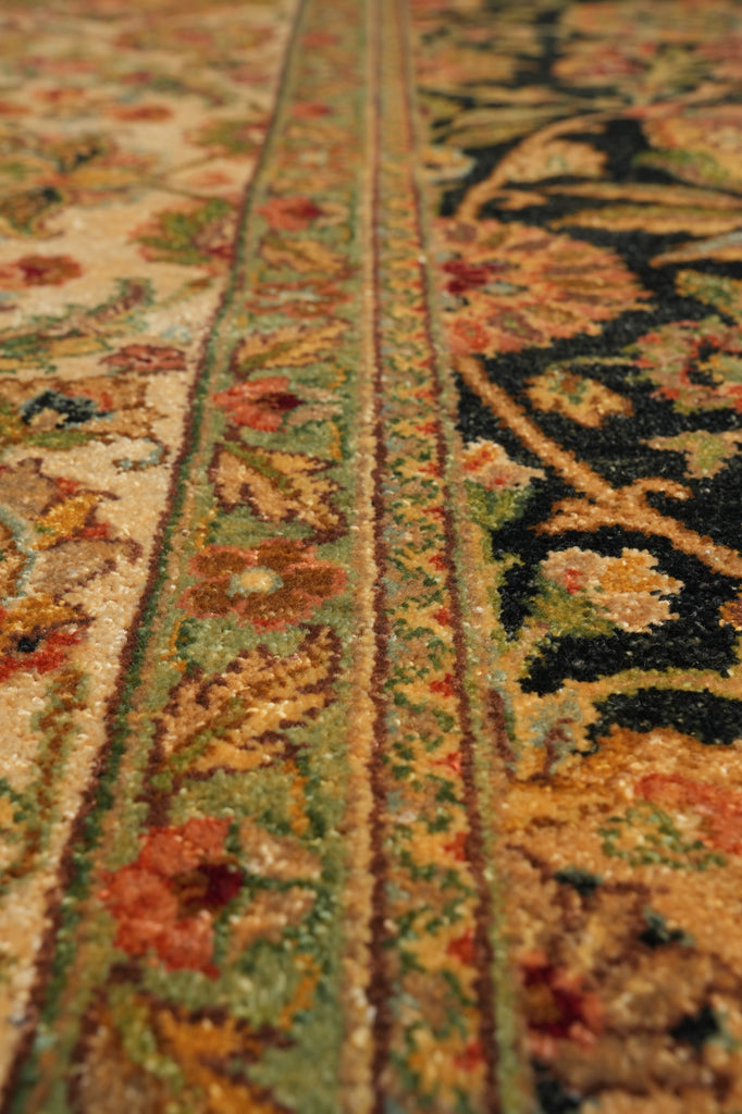 9 x 12 Quality Jaipur Rug Black Blue #LA-52869
