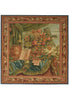 Load image into Gallery viewer, Decorative tapestry with classical scene featuring books, flowers, and a globe.