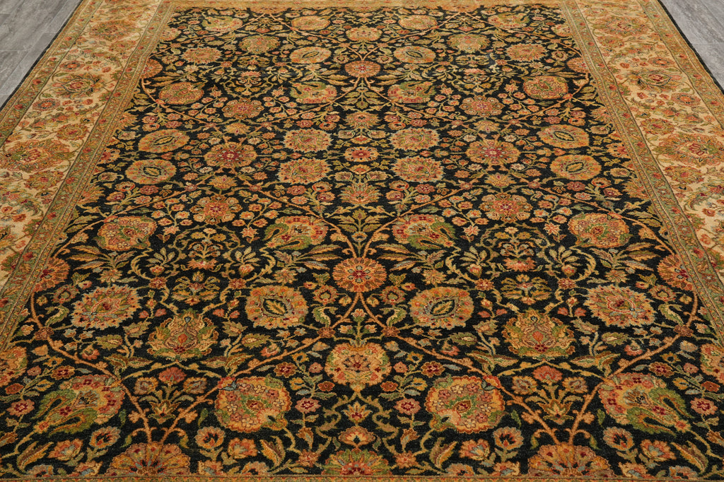 9 x 12 Quality Jaipur Rug Black Blue #LA-52869