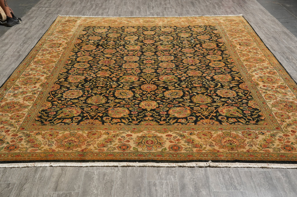 9 x 12 Quality Jaipur Rug Black Blue #LA-52869