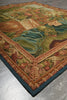 Load image into Gallery viewer, Decorative rug with intricate patterns on a textured surface